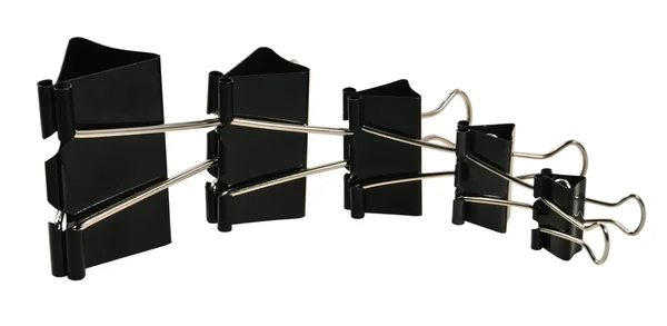 Upsize binder clips — Stock Photo, Image