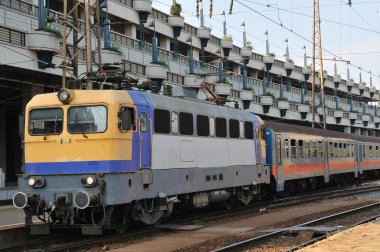 Train station in Budapest clipart