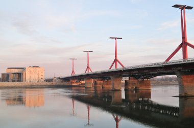 Palace of Arts and bridge clipart