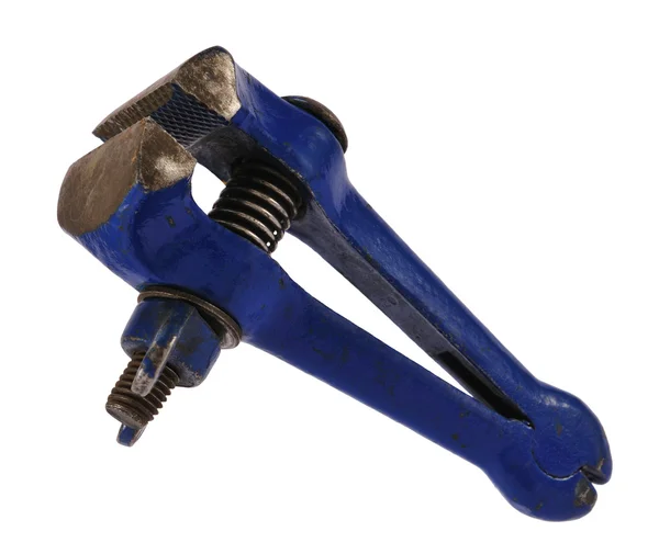Blue clamp — Stock Photo, Image