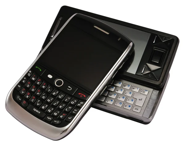 Dois telemóveis — Fotografia de Stock