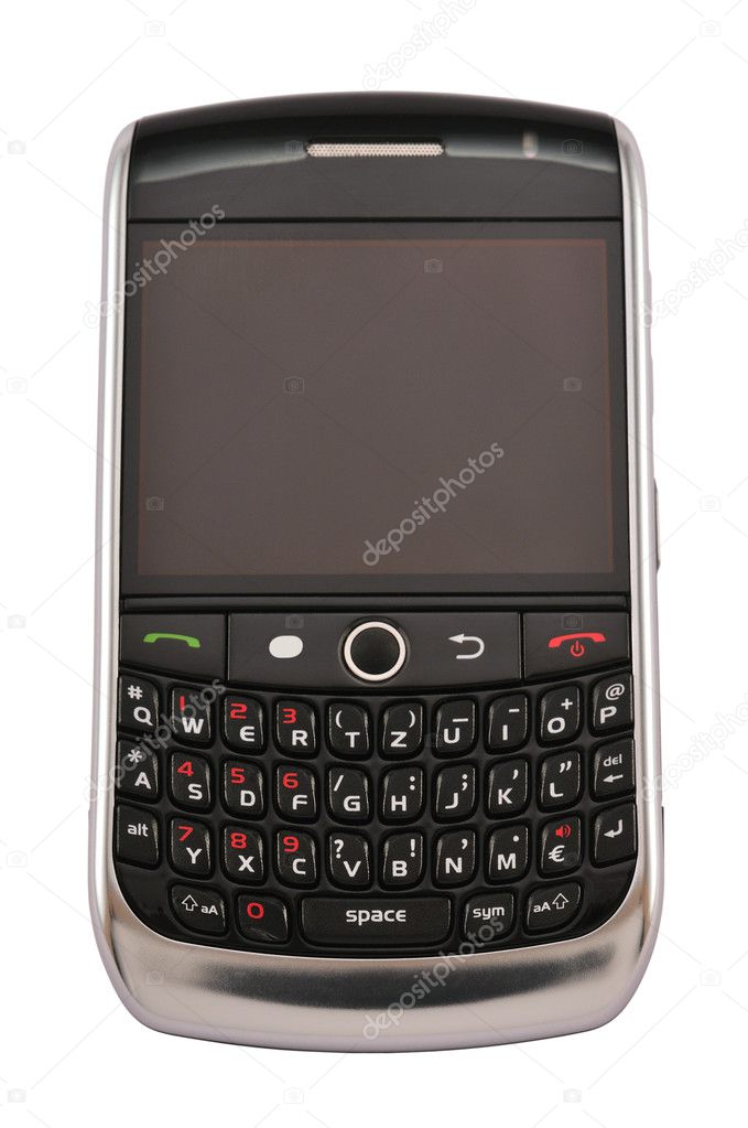Mobile with blank display