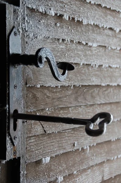 Kapı ve anahtar — Stok fotoğraf