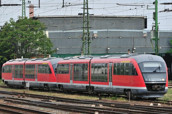 Tren rojo — Foto de Stock