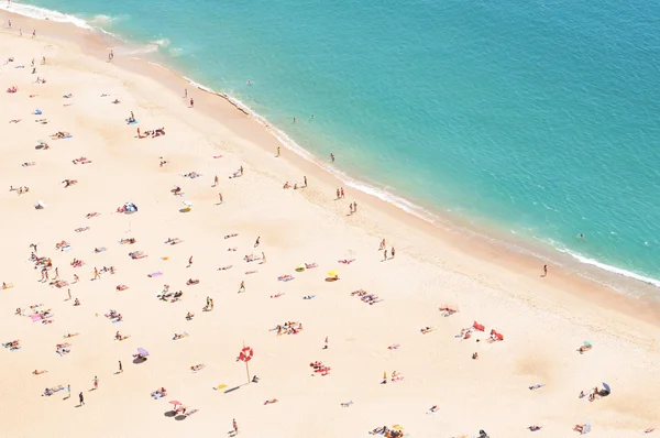 Portugal praia em Nazere — Fotografia de Stock
