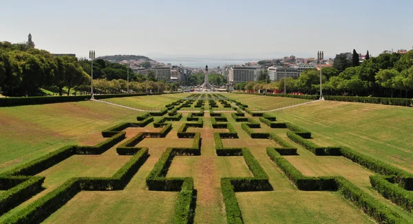 Parque eduardo vii, Lissabon — Stockfoto