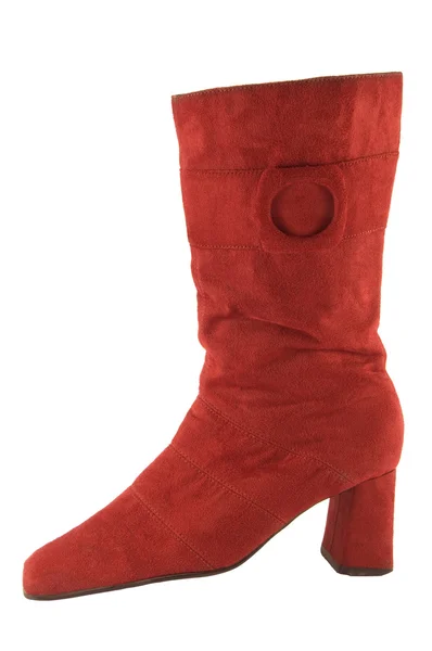 Červená bota — Stock fotografie