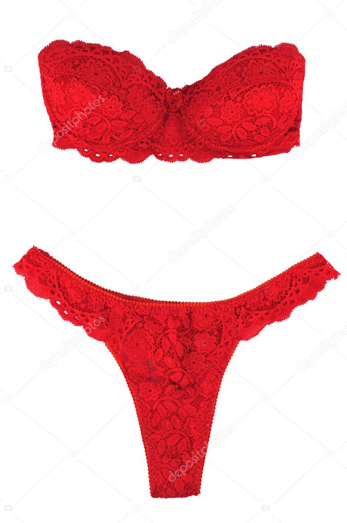 Red lingerie