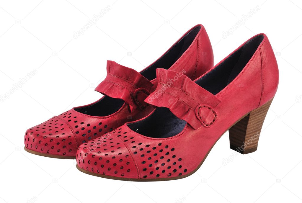 Pink female shoes