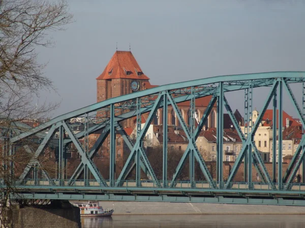 stock image Torun old town.