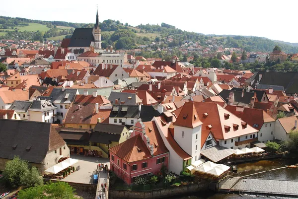 stock image Krumlov - european town - Czechia