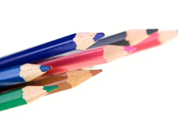 Färg pennor Stockfoto