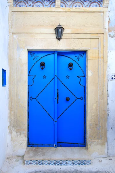 Dveře medina Tunis — Stock fotografie