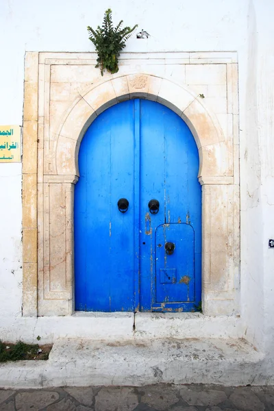 Dveře medina Tunis — Stock fotografie