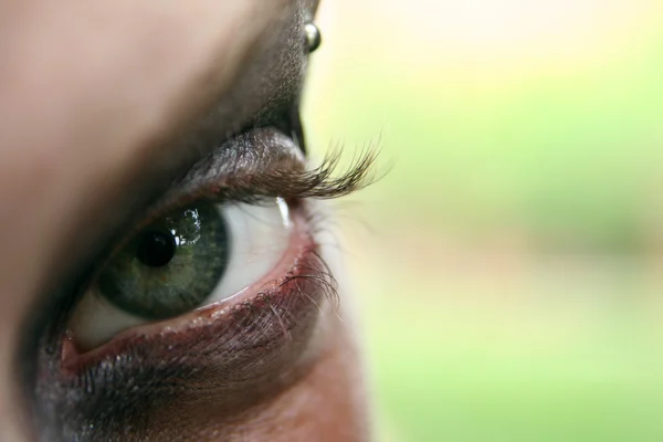 Yeşil göz — Stok fotoğraf