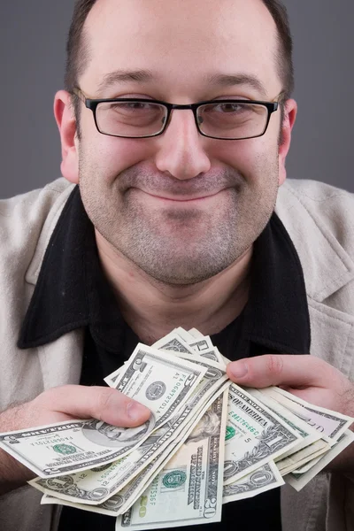 Businessman with Money — Stock Photo, Image