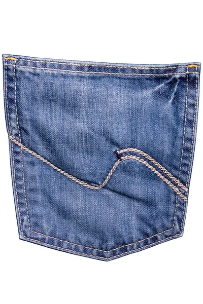 Jeans back pocket — Stock Photo, Image