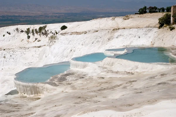 stock image Travertine pools and terraces - Pamukkale