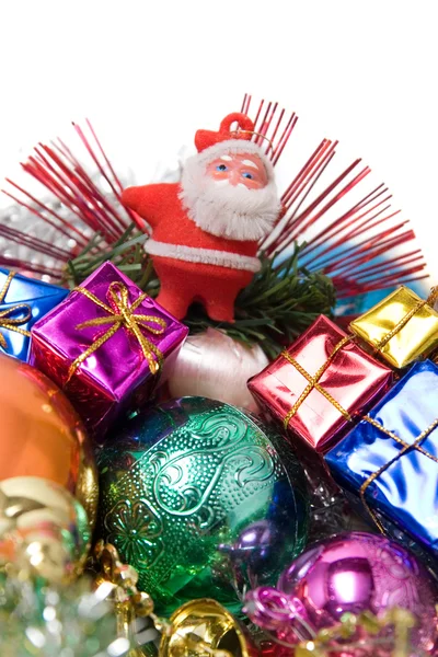 Karácsonyi dekoráció választék Stock Kép