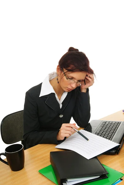 Woman in work — Stock Photo, Image