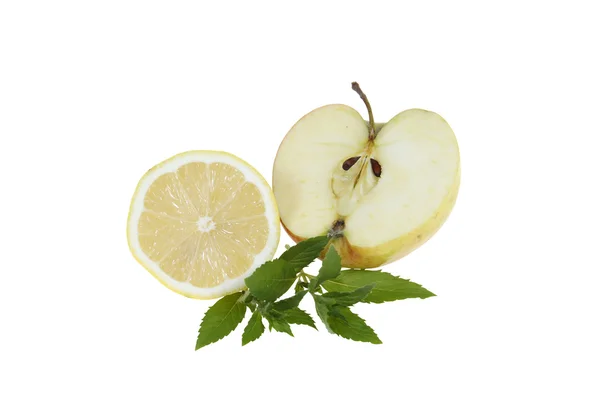 Apple en citroen — Stockfoto