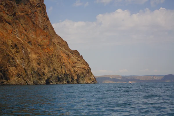 stock image Mountain and sea view