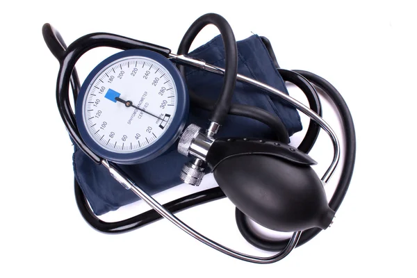 Manual blood pressure medical tool — Stock Photo, Image