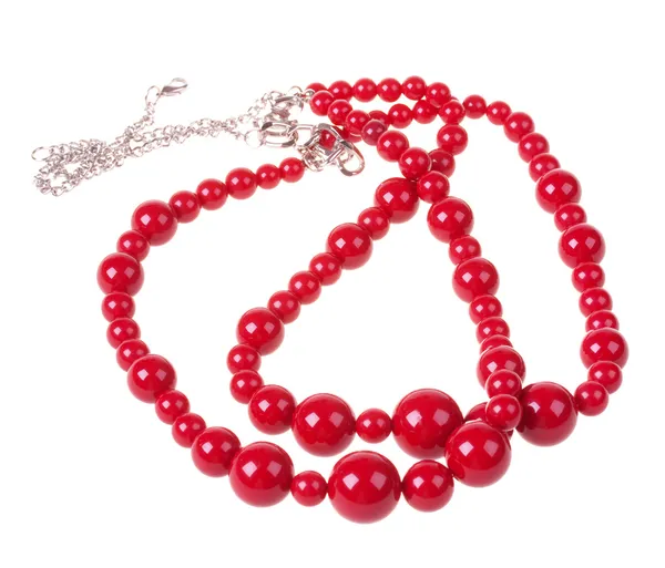 stock image Red necklace