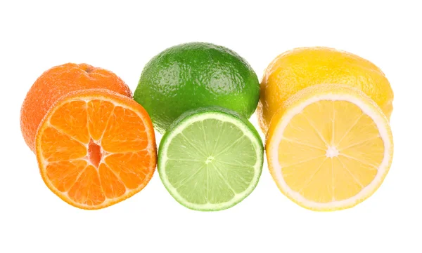 Mandarine, Limette und Zitrone — Stockfoto