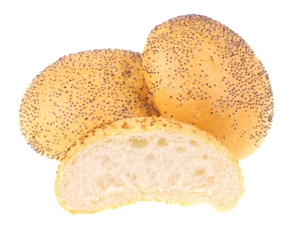 Λευκό σιτάρι ψωμάκια — Φωτογραφία Αρχείου