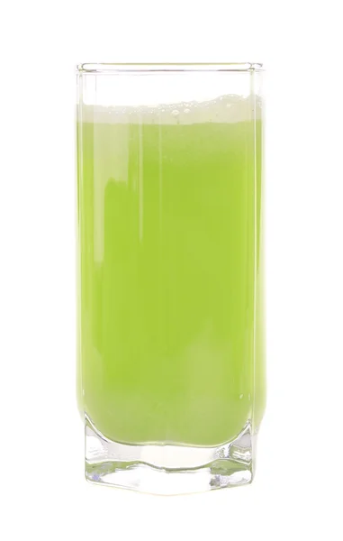 Um copo de suco de aipo fresco — Fotografia de Stock