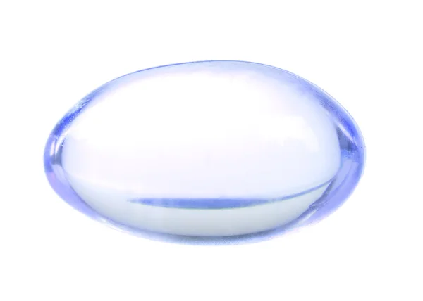 Blue vitamin capsule — Stock Photo, Image