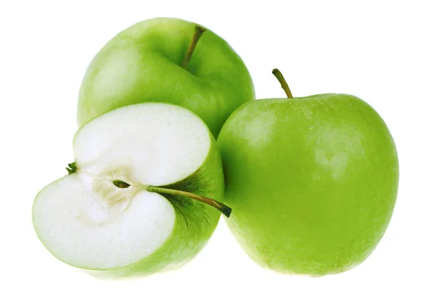 新鲜的绿色苹果 — 图库照片
