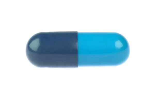 Mavi vitamini kapsülü — Stok fotoğraf
