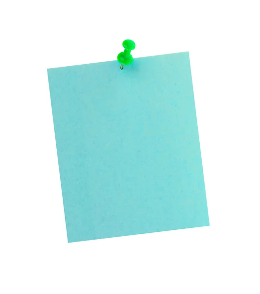Sticker note with pin — Stock Photo, Image