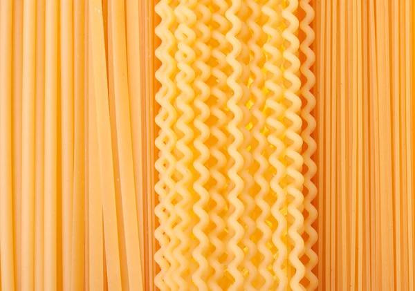 Many types of pasta. Background — Stock Photo, Image