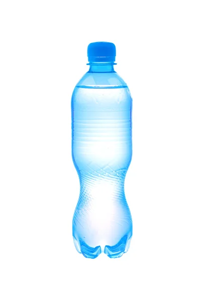 Su dolu plastik şişe. — Stok fotoğraf