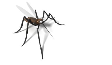 3D mosquito clipart