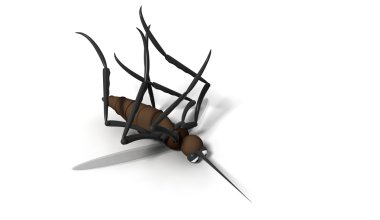 3D mosquito clipart