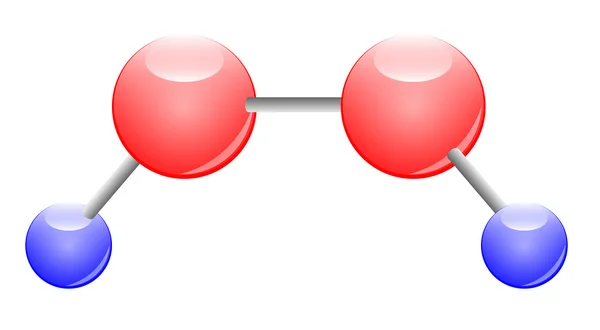 stock image H2O2 molecule