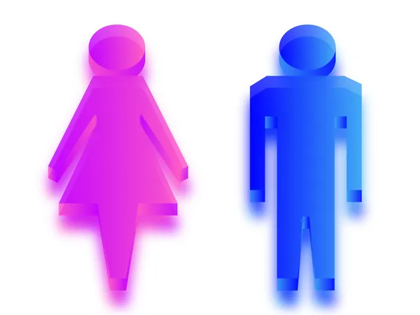Logo gender — Stock Photo, Image