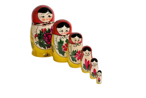 Russian Dolls. — Stock Photo, Image
