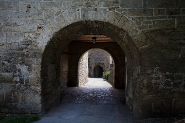 Entrance To The Kastel Fortress clipart