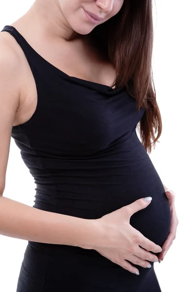 Привлекательная беременная женщина — стоковое фото