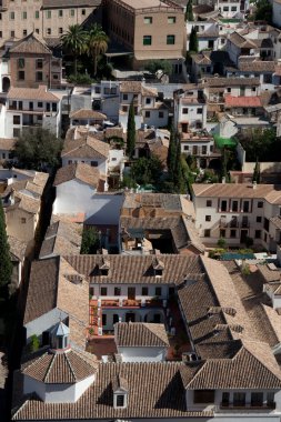 Cityscape Euro çatılarda Manzaralı