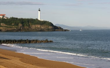 Ligthouse of biarritz clipart