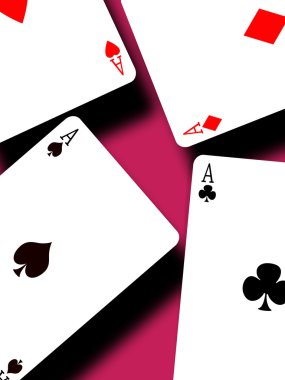 Four aces clipart