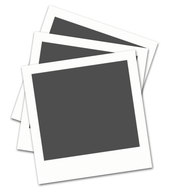 Polaroid film clipart