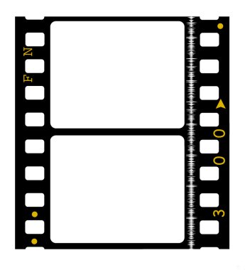 35 mm movie Film clipart