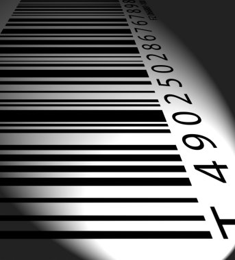 Bar code label clipart